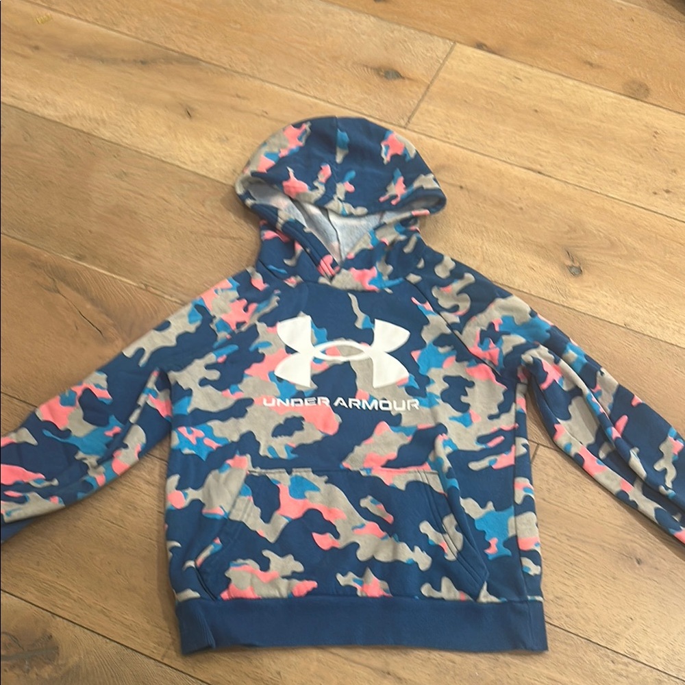 Under Armour Kids Camo Hoodie - Blue